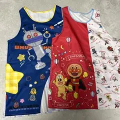 フレーベル アンパンマン 総柄 ダダンダン 星 フリーサイズ エプロン2枚セット