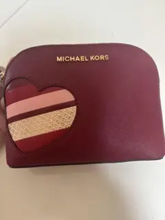 MICHAEL KORS 赤 ポーチ