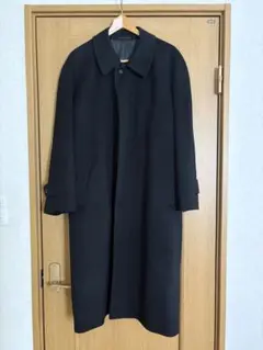 美品 カシミヤロングコート ブラック