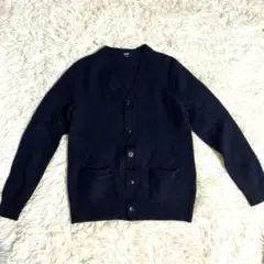 ソ*ス様 UNIQLOユニクロ　ウール100% Vネック カーディガン　size