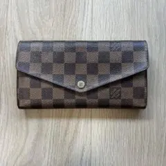 LOUIS VUITTON ルイヴィトン ダミエ ポルトフォイユ ・サラ 長財布