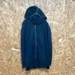 JUICY COUTURE 長袖パーカー フルジップ 裏起毛 ブラック Sのサムネイル