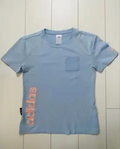 アディダス Tシャツ 160㎝ 水色