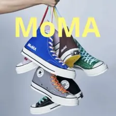 新作MoMA コンバースオールスター コラボスニーカー フレームワーク ブラック