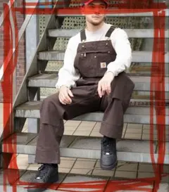 超希少 特大サイズ Carhartt デニム オーバーオール 58×32 - メルカリ