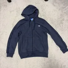 adidas Originals ジップアップパーカー ネイビー