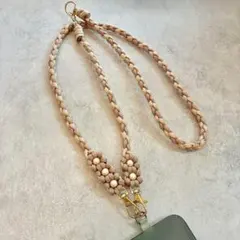 3way スマホ　お花　ショルダー　ストラップ　パラコード　ハンド　ネック