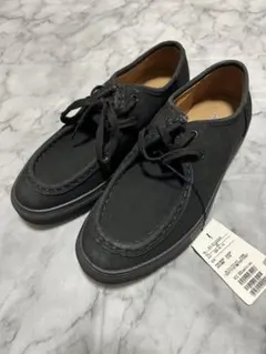 未使用品 コムサコミューン フェイクスエードスニーカー Zブラック 25.0cm