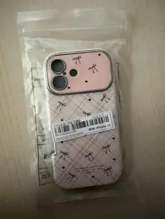 iPhone 16用リボン柄ケース