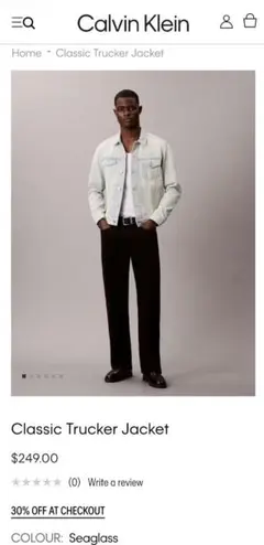 カルバンクラインCalvin Kleinデニムジャケット BTSJUNGKOOK