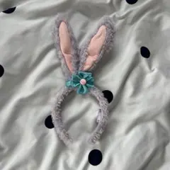 ライン様専用 うさぎの耳カチューシャ グレー ピンク