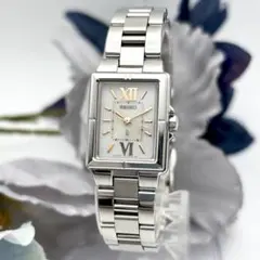 SEIKO LUKIA セイコー ルキア ソーラー腕時計 レディース スクエア