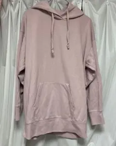 【オールドユニクロ】UNIQLO フード付き パーカー 　ピンク　L