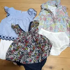 まとめ売り　女の子　ベビー　baby GAP ロンパースセット 3-6ヶ月