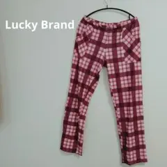 Lucky Brand 紫 ピンク チェック ルームウェア 薄手