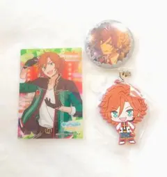 あんスタ クリアカード ラバスト 缶バッジセット    三毛縞斑