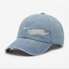 NIKE BTS カスタマイズキャップ ブルー デニム S/M - メルカリ