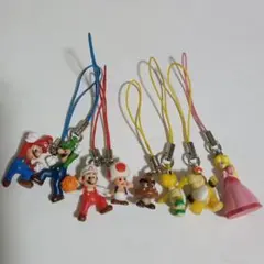マリオキャラクター ストラップ全8種