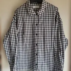 【AZUL by moussy】 チェック柄 長袖シャツ