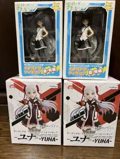 【4個セット】 夏・有明 黒猫 ソードアート・オンライン フィギュア ユナ 新品