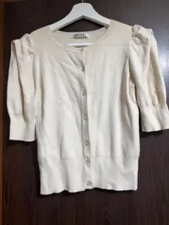 SNIDEL　UV加工パフスリーブカーディガンのサムネイル