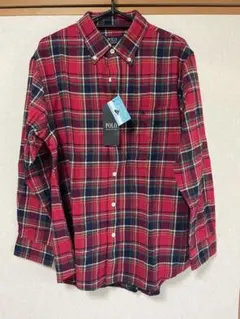 新品タグ付き！POLO BCS 長袖シャツ Lサイズ