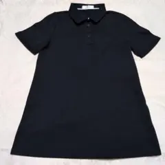 Golden Bear 　 ポロシャツ 半袖　（ブラックに近いネイビー）M