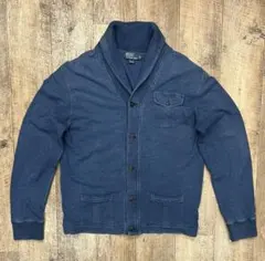 90'S RALPH LAUREN ショールカラー カーディガン インディゴ