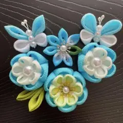 【No.1546】つまみ細工・お花パーツ