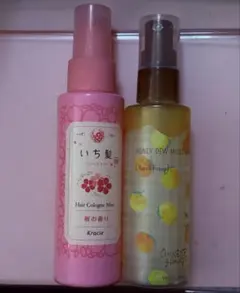 ☆2点セット☆いち髪桜の香りヘアコロンミスト＆柚子はちみつの香りフェイスミストのサムネイル