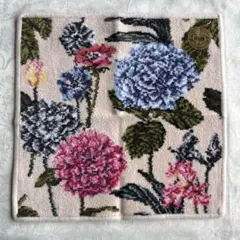 【新品】FEILER フェイラー タオルハンカチ 花柄　アジサイ　約30×30㎝のサムネイル