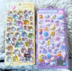 新品　ボンボンドロップシール　ボンドロシール　3Dシール　2点セット　♡