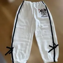 ミニーマウス刺繍ロングパンツ