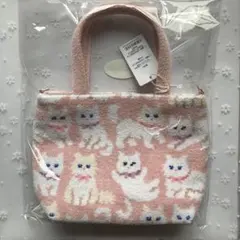 フェイラー FEILER モフモフネコチャン トートバッグ ピンク - メルカリ