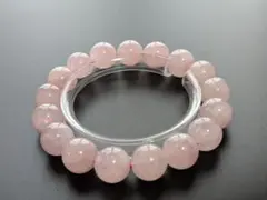 高級天然水晶 ピンククンツァイトの素敵なブレスレット 大粒 キャッツ 