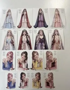 ①hwara様　4月　最新作　 ステッカー　16枚　 Esther hani