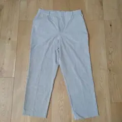 grove ライトグレー テーパードパンツ　3 Lサイズ