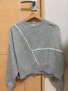 LOWRYSFARM リメイクフウ　ウラケLS ショート丈　スウェット