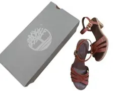 Timberland ブラウン バックストラップサンダル　23.5cm