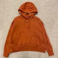 【R836】 NIKE パーカー プルオーバー サイズL オレンジ