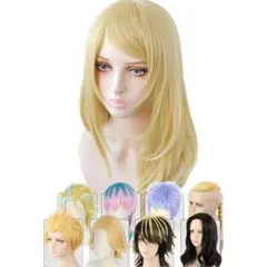 東京リベンジャーズ 佐野エマ コスプレ ウイッグ 仮装 イベント 金髪 ロング