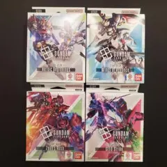 ガンダムカードゲームスタートデッキ4種新品未開封ボーナスパック入り