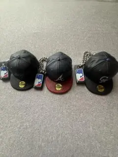 New Era キャップ型キーホルダー 3種セット MLB