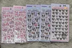 【国内正規品】5点セットボンボンドロップシール　サンリオ第二弾 クロミ マイメロ