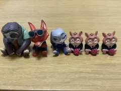 ズートピア 肩ズン 6つセット ガチャガチャ