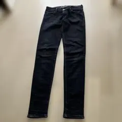 ★Levi’s 710 ブラックスーパースキニー 25 イタリア製セルビッジ★