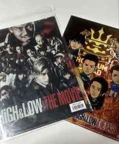 HIGH&LOW THE MOVIE & THE BASE クリアファイル2枚
