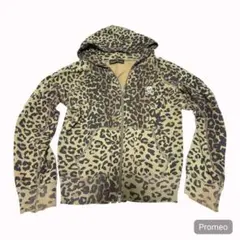 hysteric glamour leopard hoodie短丈 y2k