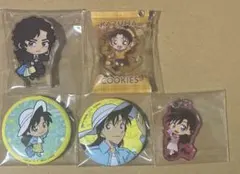 名探偵コナン 毛利蘭 遠山和葉 伊織無我 工藤新一 缶バッチ グッズ