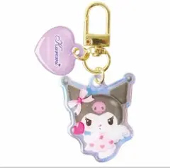 【新品】サンリオ ぷっくりオーロラチャーム クロミ　キーホルダー　チャーム